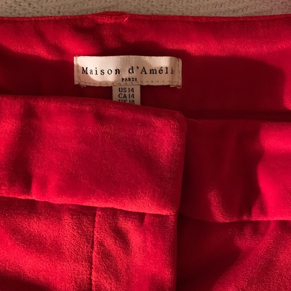 Red Velvet Pants - Picture 4 of 5